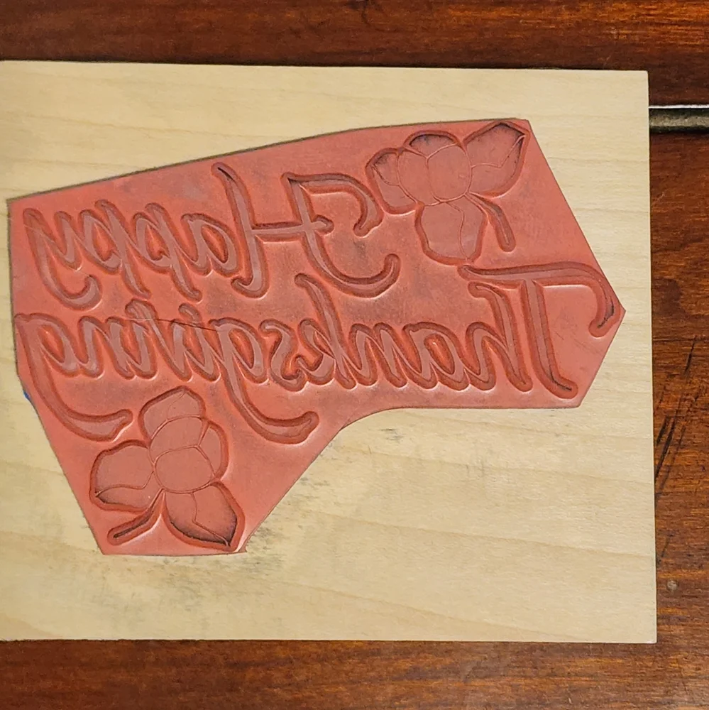 8 Thanksgiving Rubber Stamps - Picture 5 of 11